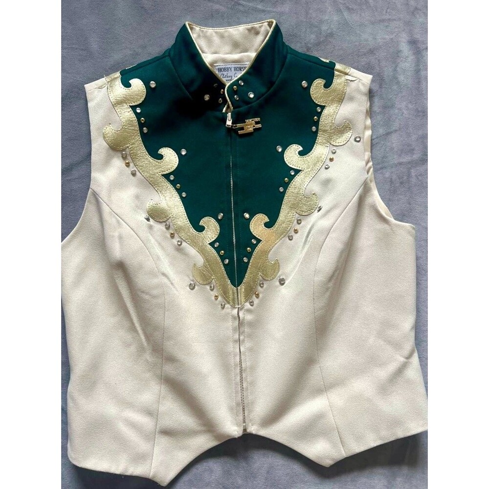 Vintage Hobby Horse‎ Vest Womens S Western Show Rodeo Costume USA